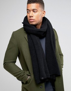 Черный вязаный шарф Esprit - Черный