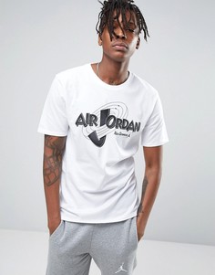 Синяя футболка с логотипом Nike Jordan X Space Jam 823718-100 - Белый