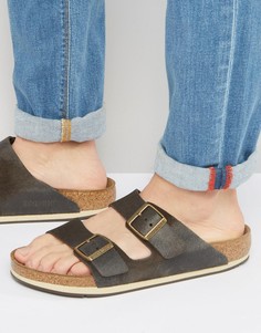 Замшевые сандалии Birkenstocks Arizona - Коричневый
