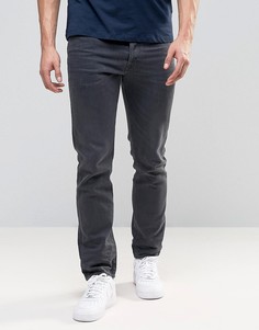 Темно-серые выбеленные узкие джинсы Diesel Buster 859X - Серый