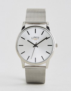 Limit Mesh Watch In Silver Exclusive To ASOS - Серебряный