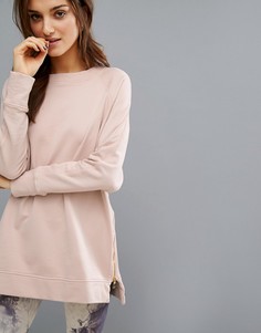 Oversize-свитшот на молнии Varley - Розовый