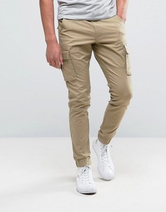 Суперузкие брюки-карго Only &amp; Sons - Бежевый