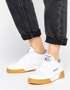 Reebok Workout Plus Trainers With Gum Sole - Белый