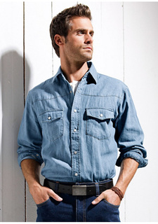 Джинсовая рубашка