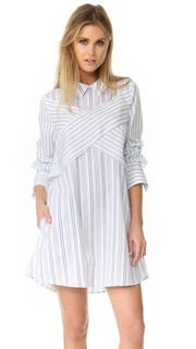 Платье-рубашка с перекрещенной отделкой Bcbgmaxazria