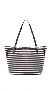 Складная объемная нейлоновая сумка с короткими ручками Maya Kate Spade New York