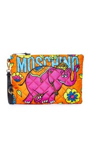 Клатч с принтом Moschino