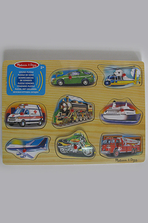 Пазл со звуком "Транспорт" Melissa &amp; Doug