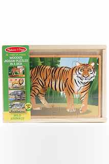 Деревянные пазлы в коробке Melissa &amp; Doug