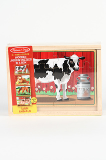 Деревянные пазлы в коробке Melissa &amp; Doug