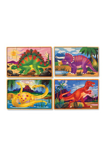 Деревянные пазлы "Динозавры" Melissa &amp; Doug