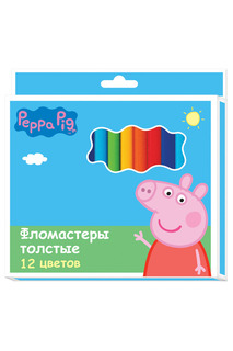 Фломастеры 12 цветов Peppa Pig