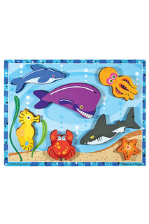 Пазл "Морские обитатели", 7эл. Melissa &amp; Doug