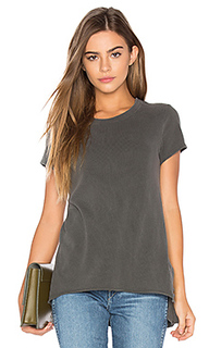 Shrunken side slit tee - Wilt