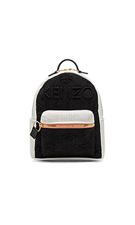 Neoprene on denim eyes backpack - Kenzo