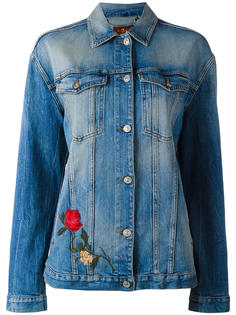 embroidered denim jacket  7 For All Mankind