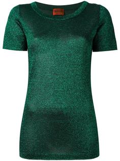 футболка с эффектом металлик Missoni
