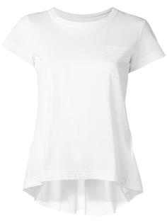 cupro insert T-shirt Sacai