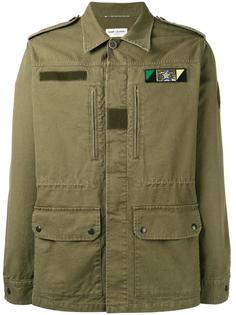 Sweet Dreams shark patch military jacket Saint Laurent