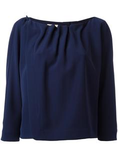 pleated trim blouse Armani Collezioni