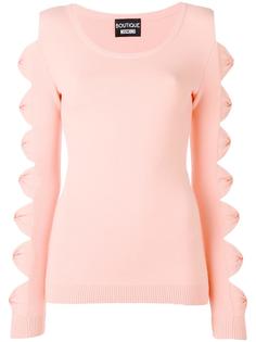 sheer detail jumper Boutique Moschino