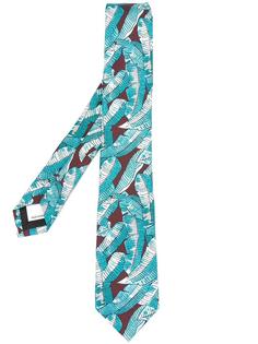 tropical print tie Valentino