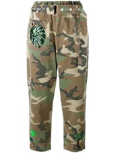 camouflage print belted trousers Marc Jacobs