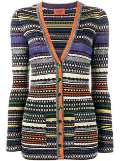 полосатый кардиган из люрекса Missoni