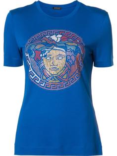 studded Medusa T-shirt Versace