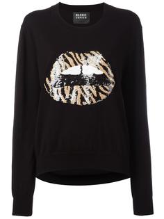 sequin lips jumper Markus Lupfer