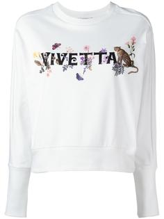 logo print sweatshirt  Vivetta