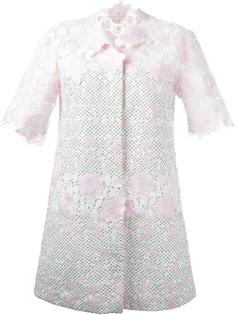 roses motif midi coat Giambattista Valli