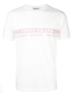 logo print T-shirt  Stone Island