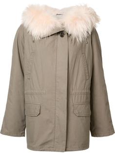 short parka coat Army Yves Salomon