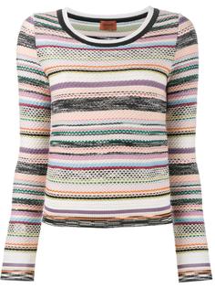 полосатый трикотажный топ Missoni