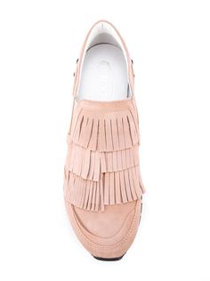 fringed sneakers  Tods
