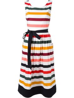 striped day dress Carolina Herrera