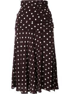 polka dots A-line skirt Veronica Beard