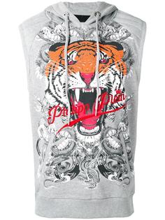 Plein Tiger sleeveless hoodie Philipp Plein