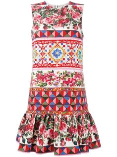 мини-платье с принтом Carretto Dolce &amp; Gabbana