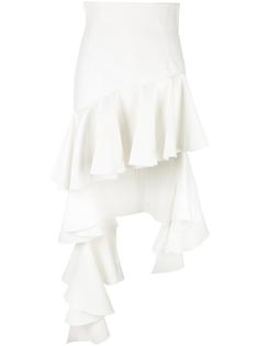 асимметричная юбка с оборками Jacquemus