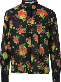 patchwork floral print shirt  McQ Alexander McQueen