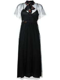 collar detail midi dress Red Valentino