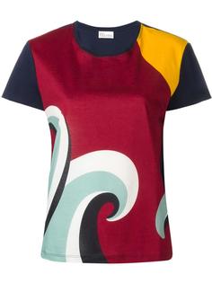 colour block printed blouse  Red Valentino