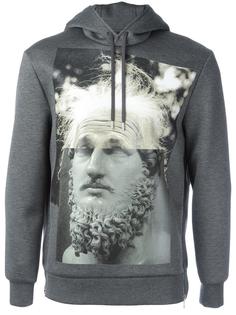 modernist blocking hooded sweatshirt Neil Barrett