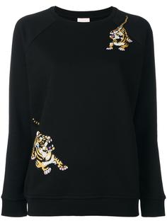 embroidered tiger sweatshirt  Giamba