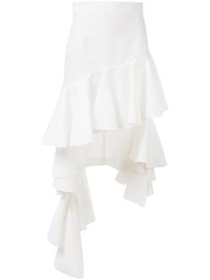 asymmetric ruffle skirt Jacquemus
