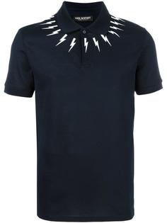 Lightning bolt polo shirt Neil Barrett