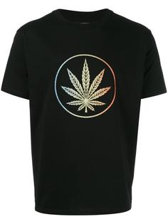leaf print T-shirt Palm Angels